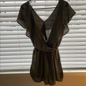 Olive green one piece